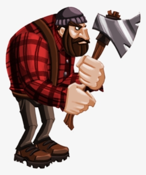 Lumberjack Ingame - Animated Lumberjack