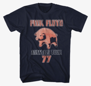 Animals Tour Pink Floyd T-shirt - Pink Floyd Concert T Shirt