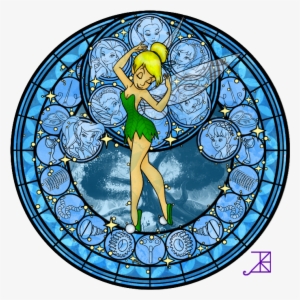 Tink's Stained Glass 2 By Akili Amethyst-d4d5f1i - Stained Glass Windows Disney