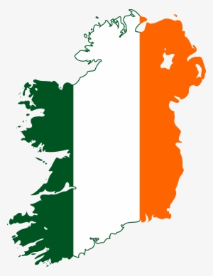 Open - Ireland Flag Map