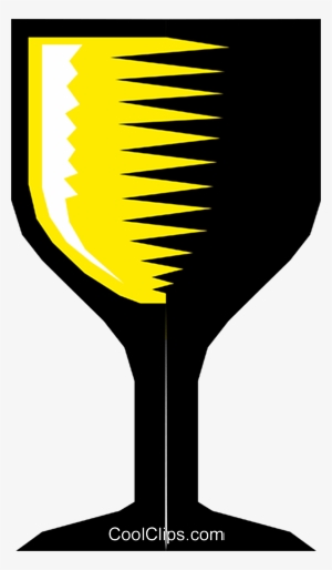 Chalice Royalty Free Vector Clip Art Illustration - Wine Glass