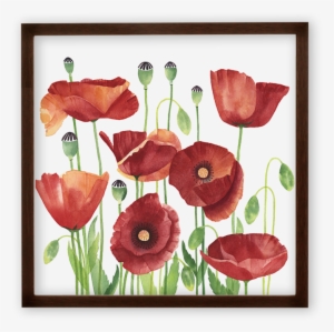 poppies art print