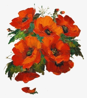 poppies by ludmila gurar - poppies in a vase by william jabez muckley cross stitch