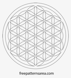 Geometry Flower Of Life Free Pdf Pattern - Geometria Sagrada Semilla De La Vida