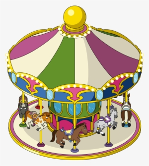 Carousel Cartoon Transparent Background
