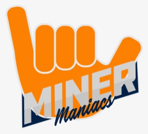Utep Miner Maniac Logo