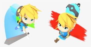 3d Model Of Link In Chibi/toon Style Of The Game The - The Legend Of Zelda