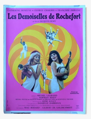 Original Movie Poster "les Demoiselles De Rochefort" - Young Girls Of Rochefort