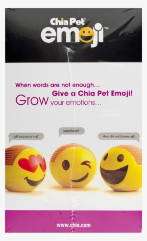 Chia Pet Emoji Heart Eyes Handmade Decorative Planter,