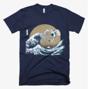 Lugia & The Great Wave Off Kanagawa - Great Wave Off Kanagawa Pokemon