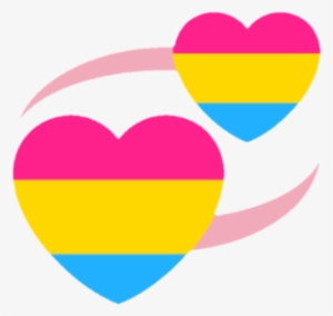 Hearts Pansexual Discord Emoji - Pride Emojis Discord