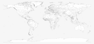 Blank World Map Png Download - Map