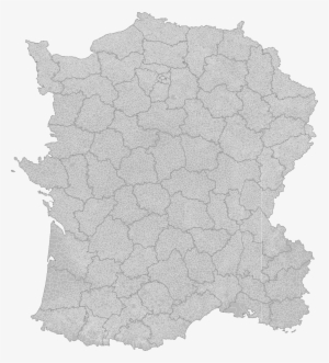 Blank Map Of France With Communes And Departments - Flag Map Of France