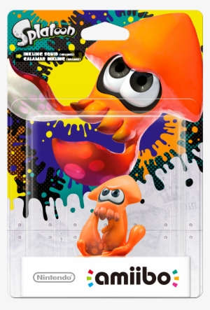 Nintendo Amiibo Figurine - Amiibo Inkling Squid Orange
