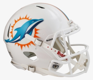 miami dolphins authentic speed revolution helmet - mini miami dolphins helmet