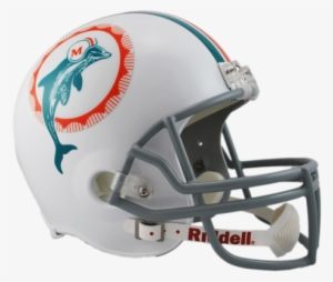 Miami Dolphins Throwback 1972 Full Size Deluxe Replica - Riddell Miami Dolphins Vsr4 Throwback 1972 Full-size