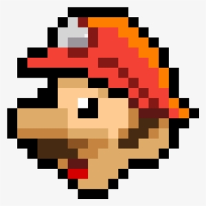 Mario Head - Zelda Rupee Pixel