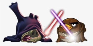 Dual Between Emperor Palpatine And Mace Windu In Angry - Angry Birds Star Wars Palpatine