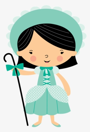 Little Bo Peep And Her Sheep - Mary Had A Little Lamb Clipart