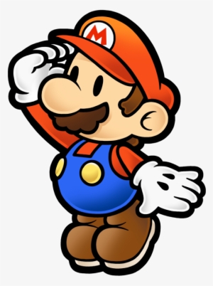 Paper Mario Curious - Fire Paper Mario Png