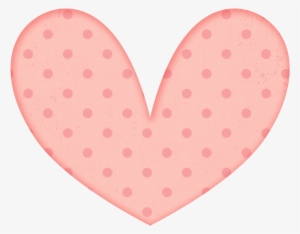 Free Polka Dot Heart Digital Clipart Karen Cookie Jar - Heart With Polka Dots