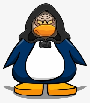Emperor Palpatine Mask Pc - Club Penguin Black Penguin