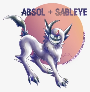 Absol Sableye For More Of My Pokémon Fusion Or Artworks - Scary Pokemon Fusions