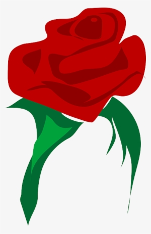 Red, Tribal, Flower, Cartoon, Heart, Love, Rose, Rosa - Red Flower Vector Png