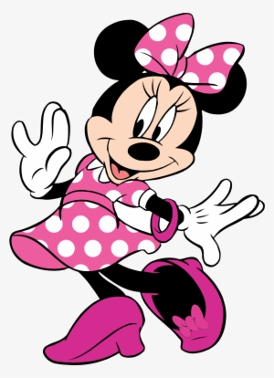 Turma Do Mickey Minnie Rosa 3 Png Imagens E Moldes - Dibujos De Minnie Mouse