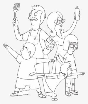 Bobs Burgers Coloring Pages - Bob's Burgers Printable Coloring Pages