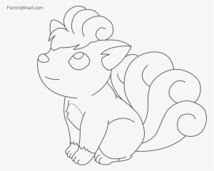 Pokemon Coloring Pages Of Vulpix - Coloring Book