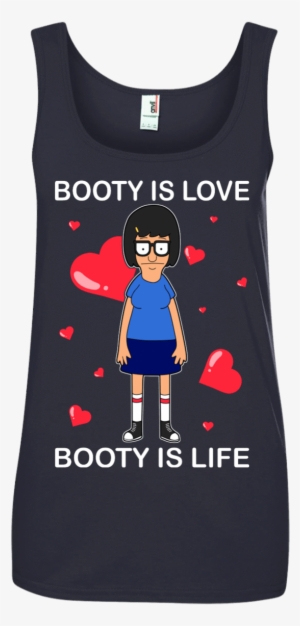 booty is love booty is life - dragon delivery service women's tank tops