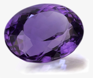 Different Colors Of Gemstones - Womens Amethyst ; Diamond Ring White Gold Plated Sterling