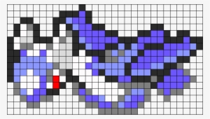 Latios Perler Bead Pattern / Bead Sprite - Pixel Art Pokemon Latios