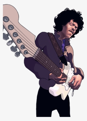 09 Character Jimi-hendrix Jimi Thumbnail - Jimi Hendrix No Background