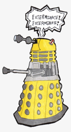 Cyberman Drawing Dalek Clip Art Freeuse Download - Dalek