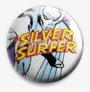 Silver Surfer - Marvel Comics Silver Surfer Zoom Button Badge