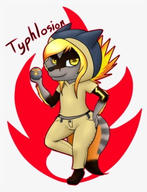 Pyrolefox Typhlosion - Cartoon