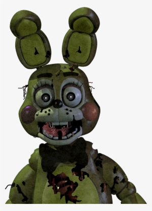 Toy Springtrap By Maxtheaxeiswax-d8nb6h6 - Five Nights At Freddy's Toy Springtrap