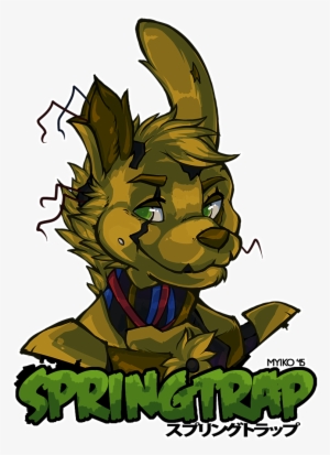 Made A Few Edits To Lazythepotato's Fnaf 6 Springtrap - Cartoon, HD Png  Download(1920x1080) - PngFind