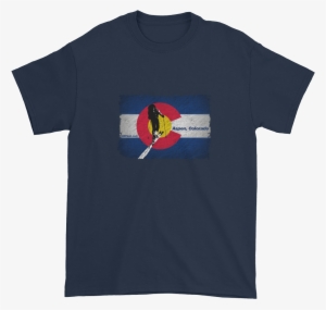 Colorado Flag Uphill Touring T-shirt - T-shirt