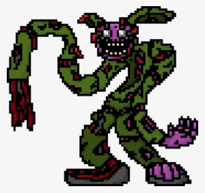 Artworkstylised Springtrap Pixel Art - Fnaf Pixel Art Springtrap