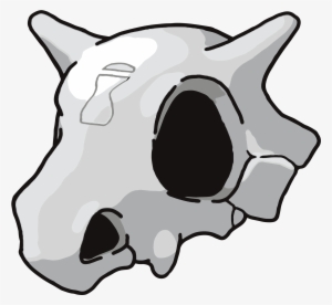 An 8 Colour Image Of A Cubone Skull With The Hidden - Cubone Skull