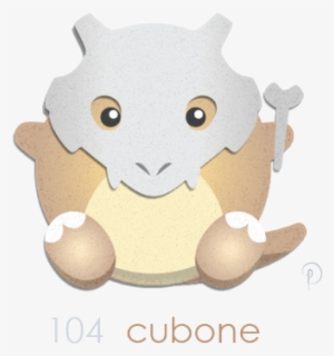 Cubone-bone Bone - Cartoon
