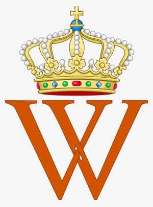 Royal Monogram Of King Willem I Of The Netherlands - Royal Cypher William Iii & Ii