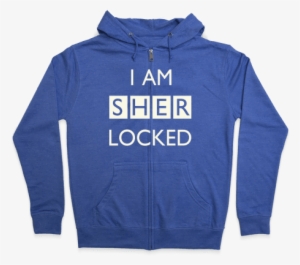 I Am Sherlocked Zip Hoodie