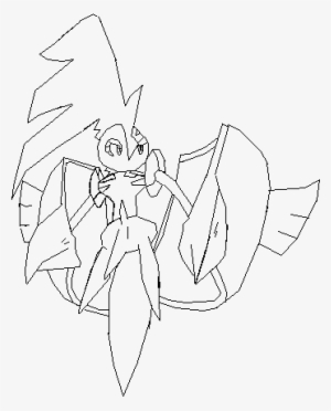 Tapu Koko Base - Line Art