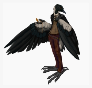 Vector Free Download Crows Drawing Vulture - Crow Furry