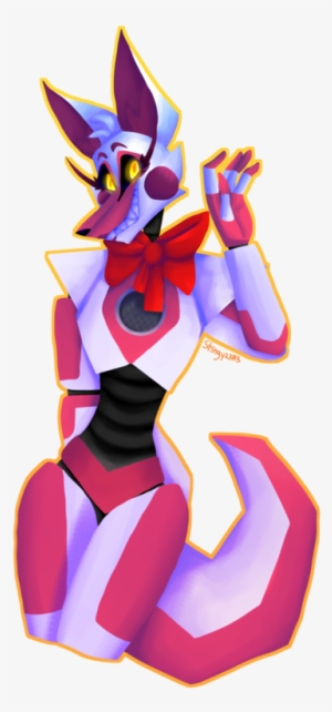 I Haven't Drawn Fnaf For A While So Here's My Version - Fnaf Funtime Foxy Fanart