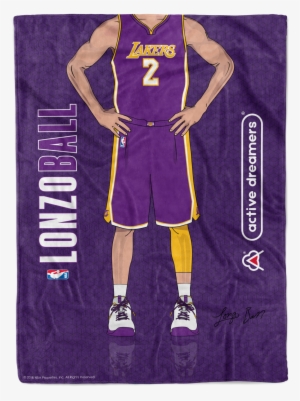 Lonzo Ball "signature Series" Blanket